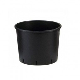 Pot rond Noir 11L