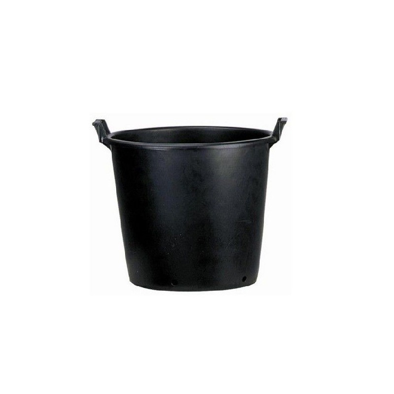 Pot rond Noir 30L