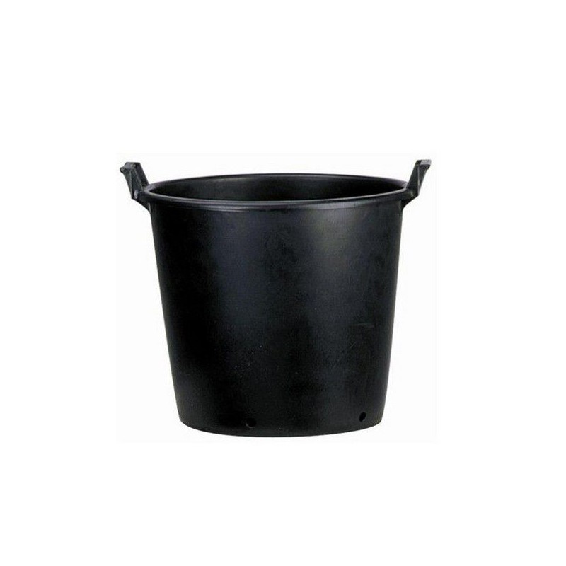 Pot rond Noir 50L