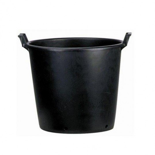 Pot rond Noir 50L