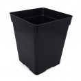 Pot Carré Noir Pro 11 L 22x22x26cm