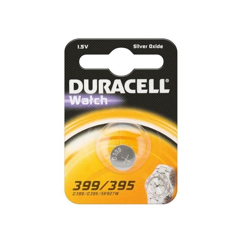 Pile oxyde d'argent Duracell 399/395 1.5v