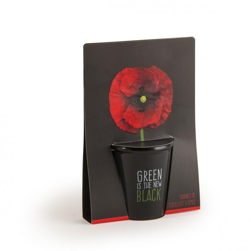 Kit de plantation black - Coquelicot