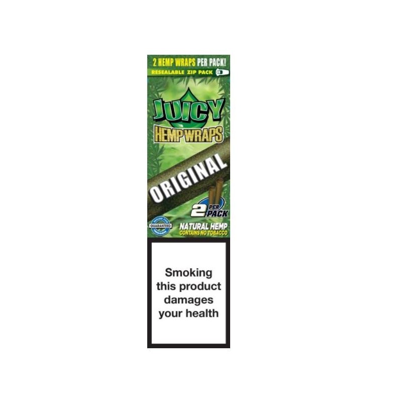 Juicy Jay's Hempwraps Natural sachet de 2