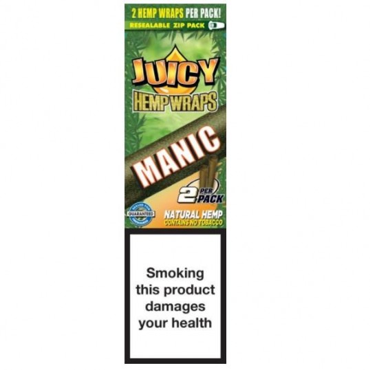 Juicy Jay's Hempwraps Mango Papaya Twist Sachet de 2