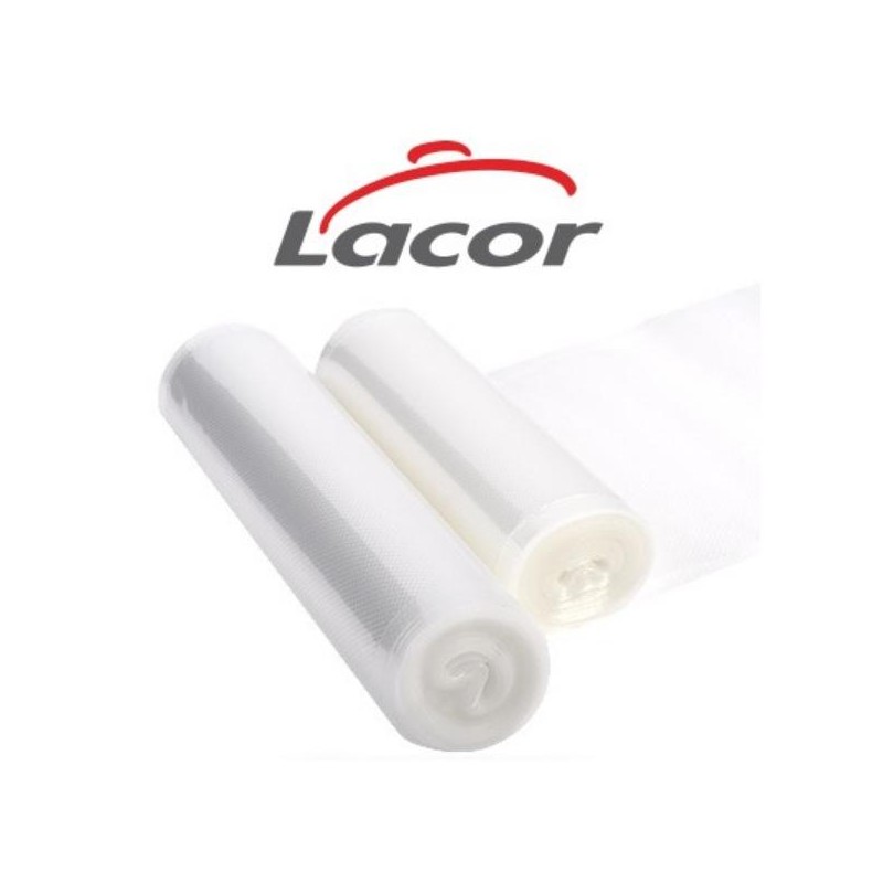 Pack de 2 bobines sous vide 22 et 28cm x 5 mètres Pack de 2 bobines sous vide 22 et 28cm x 5 mètres
