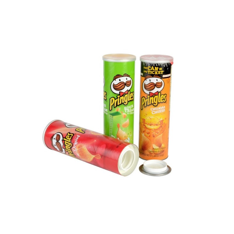 Boite Cachette Pringles rouge 165gr - Boites & accessoires cachettes