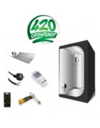 Pack chambre de culture et kit d'éclairage 250W